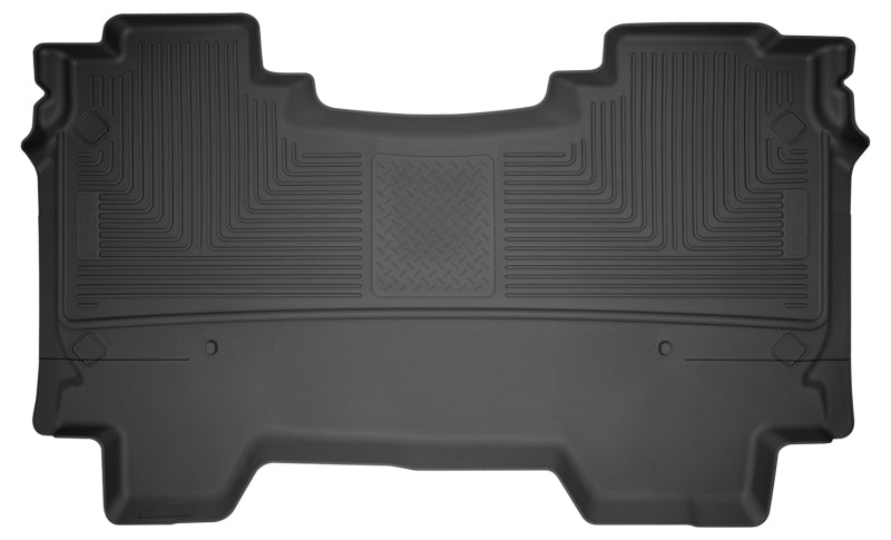 Husky Liners 2019 Ram 1500 CC WeatherBeater Revestimientos de piso para segundo asiento, color negro (SIN caja de almacenamiento de fábrica)