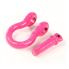 Cargar imagen en el visor de la galería, Rugged Ridge Pink 3/4in D-Ring Shackles