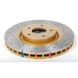 DBA 05-12 Corvette C6 con paquete Z51 Rotor delantero perforado y ranurado Serie 4000