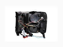 Cargar imagen en el visor de la galería, ANZO 2007-2013 Gmc Sierra 1500 Faros delanteros con proyector con halo negro