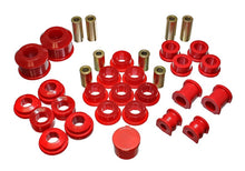 Cargar imagen en el visor de la galería, Energy Suspensión 02-05 Honda Civic Si Juego de bujes maestros Hyper-Flex rojos