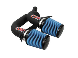 Injen 08-09 535i E60 3.0L L6 Twin intake & Filters Wrinkle Black Short Ram Intake
