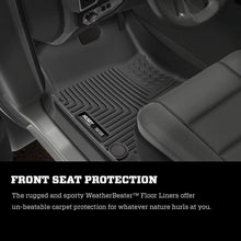Cargar imagen en el visor de la galería, Husky Liners 2004-2006 Chevrolet Silverado 1500 Crew Cab Pickup WeatherBeater Alfombrilla trasera (negro)