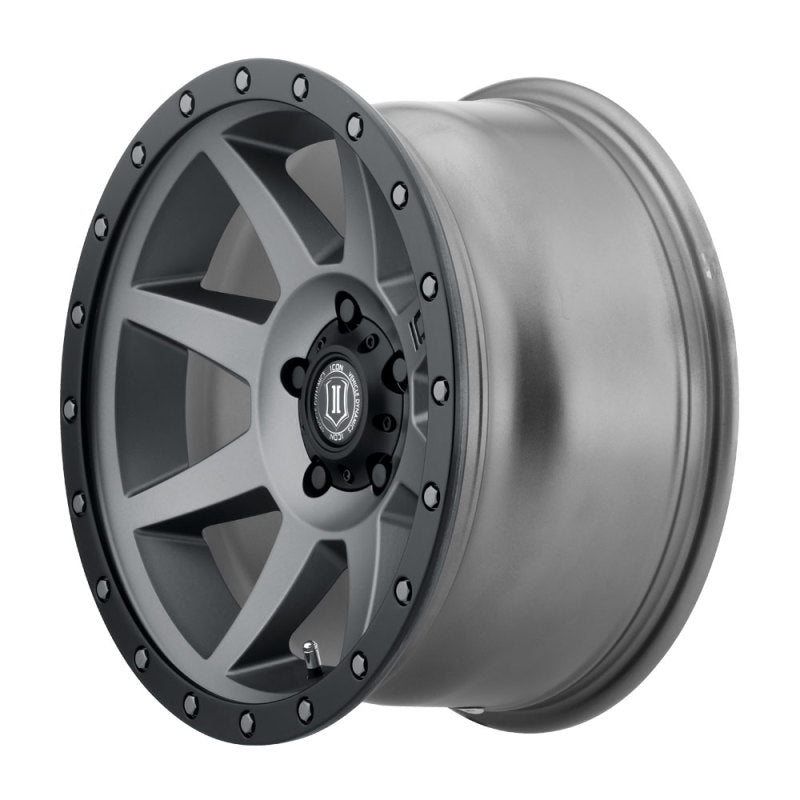 ICON Rebound 17x8.5 5x4.5 0mm Offset 4.75in BS Rueda de titanio de 71.5mm de diámetro