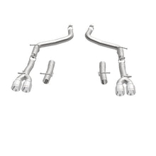 Cargar imagen en el visor de la galería, MagnaFlow Eje trasero, SS, 2.5 pulgadas, cuádruple trasero dividido Punta de 3.5 pulgadas 2015 Dodge Challenger 3.6L V6