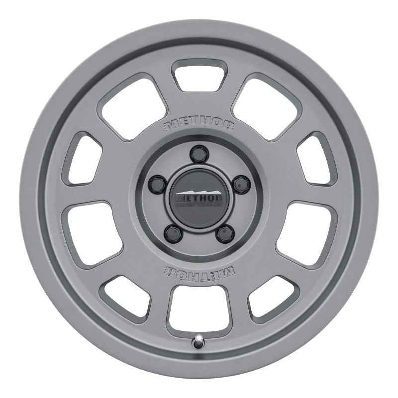 Method MR705 Rueda de titanio CB de 17x8,5 + 25 mm de desplazamiento 5x5 71,5 mm