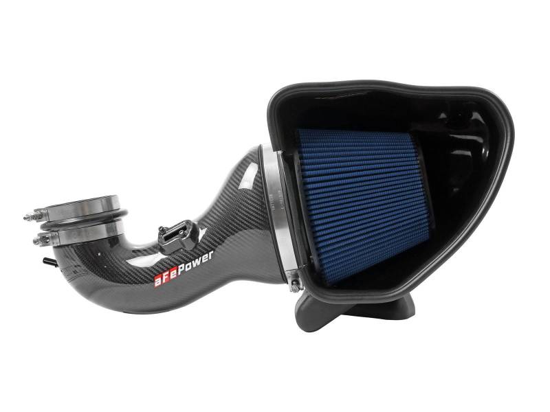 aFe 17-12 Chevrolet Camaro ZL1 (6.2L-V8) Sistema CAI de fibra de carbono serie Track con filtros Pro 5R