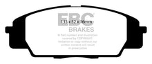 Cargar imagen en el visor de la galería, EBC 07-11 Acura CSX (Canadá) 2.0 Tipo S Pastillas de freno delanteras Bluestuff