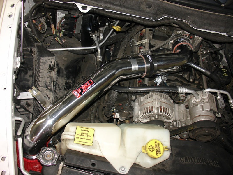 Injen 03-08 Dodge Ram 5.7L V8 Hemi Wrinkle Black Sistema de admisión de aire Power-Flow