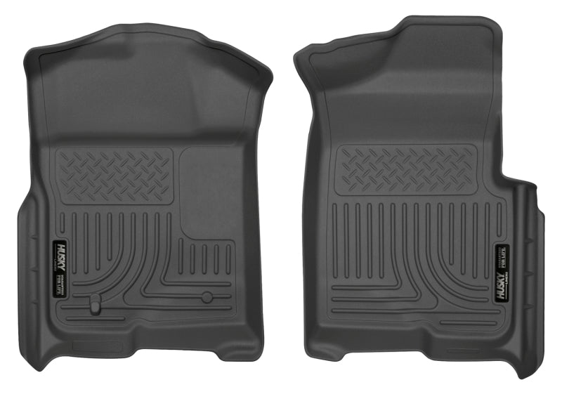 Husky Liners 09-12 Ford F-150 Regular/Super/Super Crew Cab WeatherBeater Revestimientos de piso negros