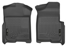 Cargar imagen en el visor de la galería, Husky Liners 09-12 Ford F-150 Regular/Super/Super Crew Cab WeatherBeater Revestimientos de piso negros