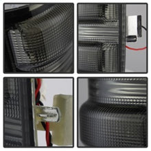 Cargar imagen en el visor de la galería, xTune Ford Superduty 08-14 F250-F550 Amber LED Mirror Signal Lens - Smoke ACC-LED-FDSD08-MR-SM