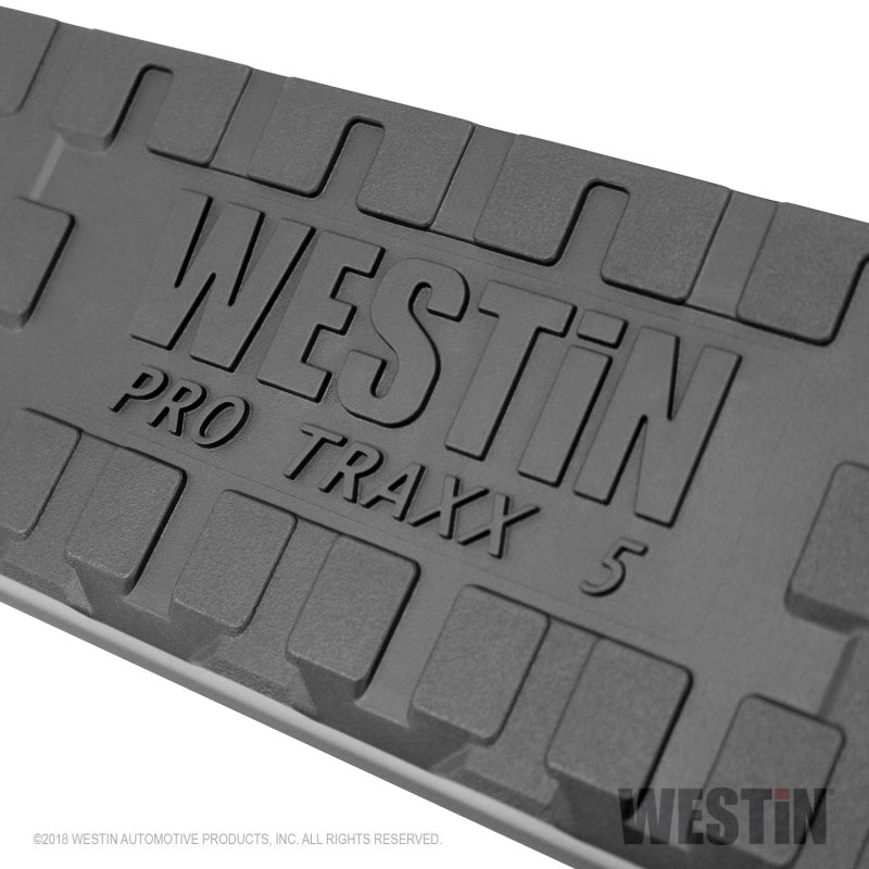 Westin 19-20 Chevrolet Silverado/GMC Sierra 1500 Double Cab PRO TRAXX 5 barras ovaladas Nerf - Negro