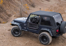 Cargar imagen en el visor de la galería, Rampage 97-06 Jeep Wrangler TJ Frameless Trail Soft Top Kit - Black Diamond