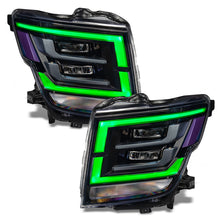 Cargar imagen en el visor de la galería, Oracle 21-22 Nissan Titan RGB+W Headlight DRL Upgrade - ColorSHIFT w/ RF Controller SEE WARRANTY