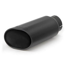 Cargar imagen en el visor de la galería, Kit de puntas de tubo de escape Banks Power - SS Obround Slash Cut - Negro - Tubo de 4 pulgadas - 5 pulgadas x 6 pulgadas x 14 pulgadas