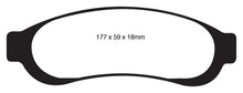 Cargar imagen en el visor de la galería, EBC 05-07 Ford F350 (inc Super Duty) 5.4 DRW 2WD Yellowstuff Rear Brake Pads