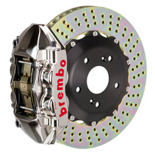 Cargar imagen en el visor de la galería, Brembo 06-09 S2000 Trasero GTR BBK 4 pistones Billet328x28 2 piezas Rotor perforado - Niquelado