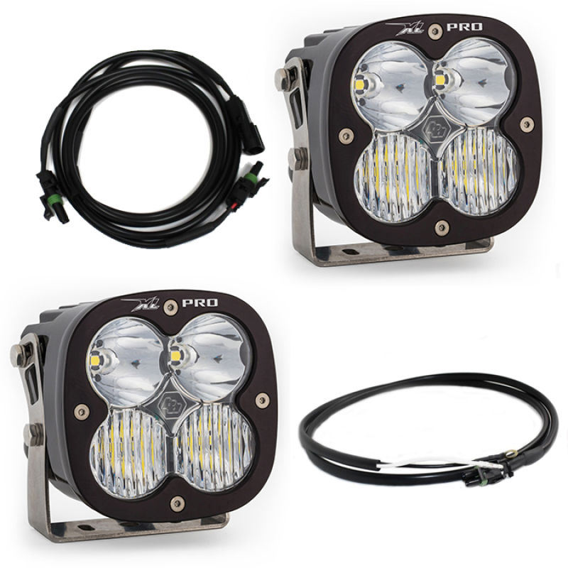 Baja Designs Jeep JL/JT Rubicon Kit de luces LED para parachoques de acero XL Pro con Upfitter