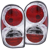 ANZO 2002-2007 Jeep Liberty luces traseras cromadas
