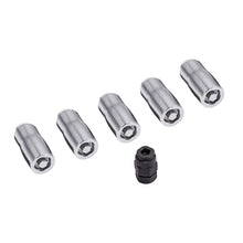 Cargar imagen en el visor de la galería, Rugged Ridge Wheel Lock Nut Set 5 Nuts w/Key Chrome M14-1.5