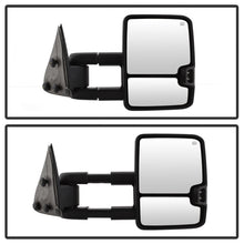 Cargar imagen en el visor de la galería, xTune Chevy Silverado 99-02 G2 Heated Amber LED Signal Telescoping Mirrors MIR-CS99S-G2-PWH-AM-SET