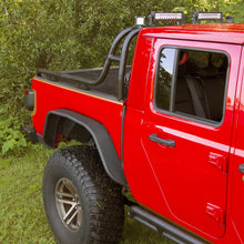 Cargar imagen en el visor de la galería, Rugged Ridge 21+ Jeep Gladiator (JT) Steel Tube Rear Fender Flare Kit - Black