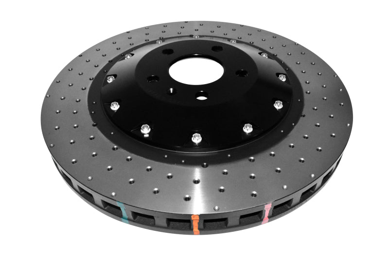 DBA 07-11 Audi S6 Front 5000 Series Rotor perforado en cruz con sombrero negro