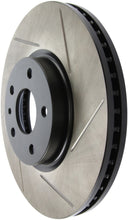 Cargar imagen en el visor de la galería, StopTech 13-16 Ford Fusion Left Front Disc Slotted Premium Brake Rotor