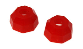 Energy Suspensión Universal Rojo 16,6 mm Diámetro cónico Octágono Tirante Guardapolvos (Juego de 2)