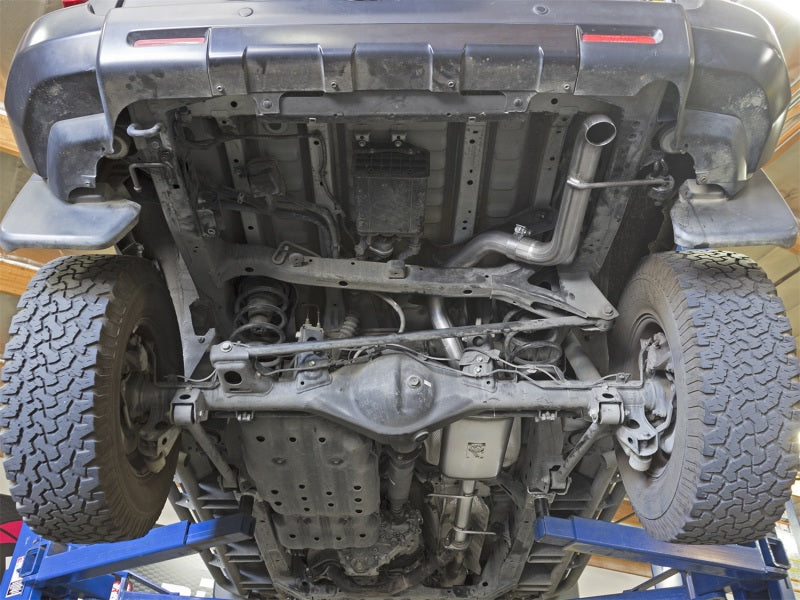 aFe Scorpion Escape Cat-Back de acero aluminizado de 2-1/2 pulgadas 07-17 Toyota FJ Cruiser V6 4.0L
