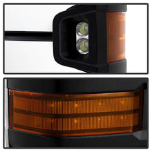 Cargar imagen en el visor de la galería, xTune Chevy Silverado 14-16 Heated Amber LED Signal Telescoping Mirrors MIR-CSIL14S-G2-PWH-AM-SET