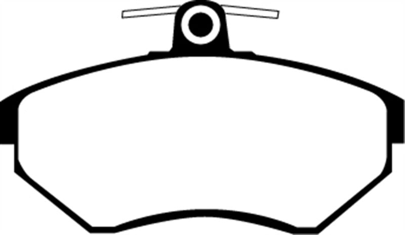 EBC 97-02 Volkswagen Cabriolet 2.0 Pastillas de freno delanteras Greenstuff