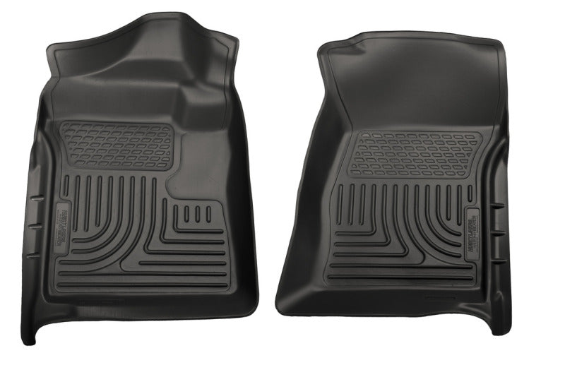 Husky Liners 07-12 Chevrolet Silverado/GMC Sierra Regular Cab WeatherBeater Revestimientos de piso negros