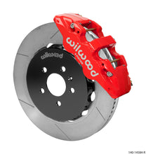 Cargar imagen en el visor de la galería, Wilwood AERO6 Front Kit 14.00in BBK - 08-12 Audi A4/A5/S5 - Red Drilled &amp; Slotted Rotor