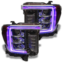 Cargar imagen en el visor de la galería, Oracle 20-21 GMC Sierra 2500/3500 HD RGB+W Headlight DRL Upgrade Kit - ColorSHIFT SEE WARRANTY