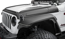 Cargar imagen en el visor de la galería, Bushwacker 07-18 Jeep Wrangler JK/JKU Trail Armor Hood Armor (juego de 3 piezas) - Tex. Negro
