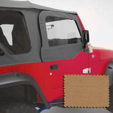 Cargar imagen en el visor de la galería, Rugged Ridge Upper Soft Door Kit Spice 97-06 Jeep Wrangler