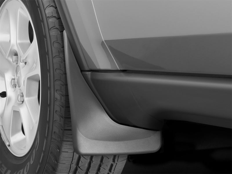 WeatherTech 11-16 Jeep Grand Cherokee Guardabarros sin perforación - Negro