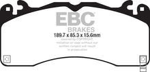 Cargar imagen en el visor de la galería, EBC 2015+ Ford Mustang (6Th Gen) 2.3L Turbo (paquete GT) Pastillas de freno delanteras Bluestuff