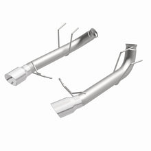 Cargar imagen en el visor de la galería, MagnaFlow 13 Ford Mustang Dual Split Rear Exit Stainless Axle-Back Cat Back Exhaust (Competition)