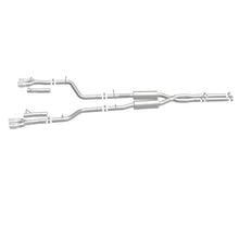 Cargar imagen en el visor de la galería, MagnaFlow Cat-Back, SS, 2.5 pulgadas, cuádruple trasero dividido con punta de 3.5 pulgadas 2015 Dodge Challenger 3.6L V6
