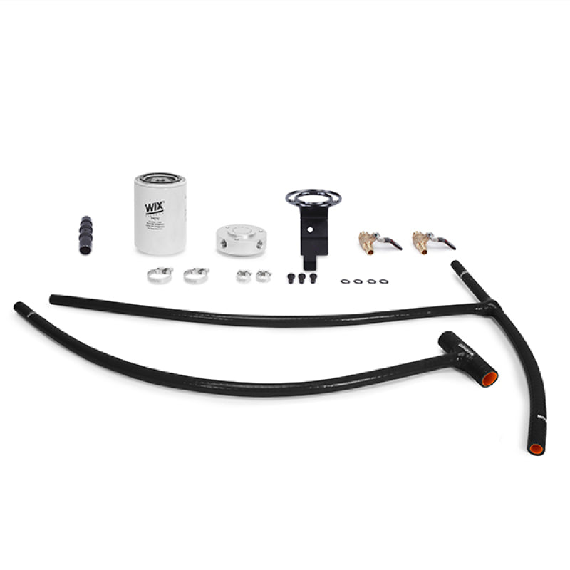 Mishimoto 03-07 Ford 6.0L Powerstroke Kit de filtración de refrigerante - Negro