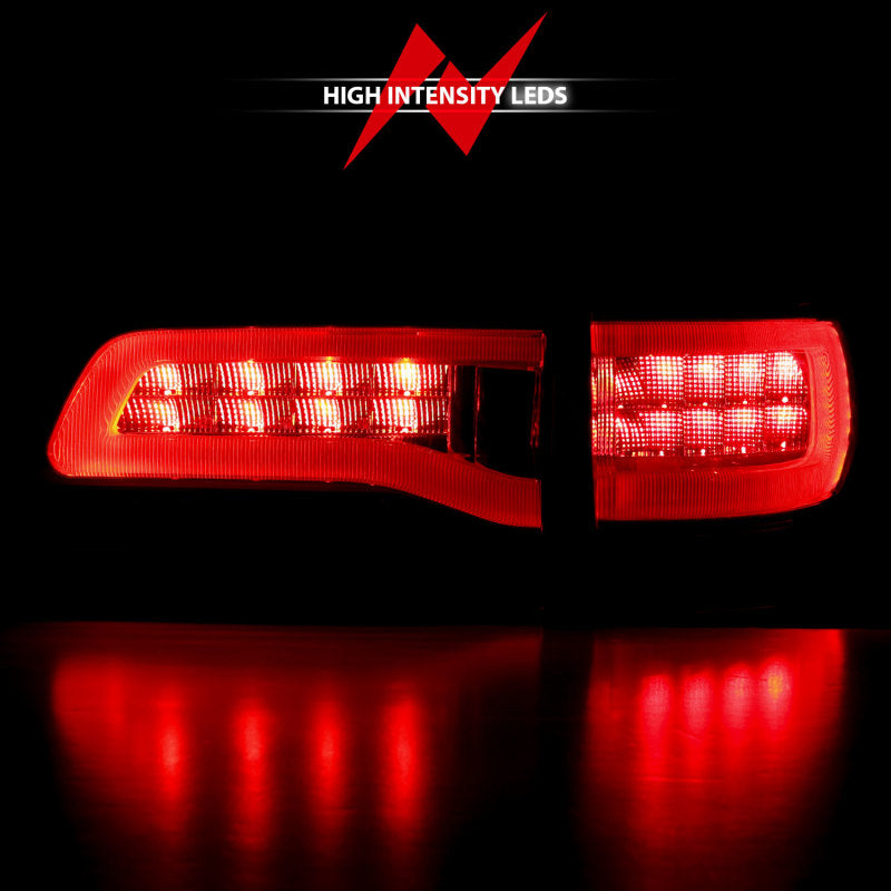ANZO 2014-2016 Jeep Grand Cherokee luces traseras LED rojo/ahumado