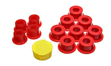 Cargar imagen en el visor de la galería, Energy Suspension 6/74-80 MG MGB Red Front Control Arm Bushing Set