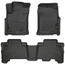 Cargar imagen en el visor de la galería, Husky Liners 10-12 Toyota 4Runner/Lexus GX460 WeatherBeater Combo Black Floor Liners
