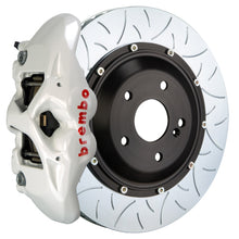Cargar imagen en el visor de la galería, Brembo 11-18 Cayenne Turbo Rear GT BBK 4 Piston Cast 380x28 2pc Rotor Slotted Type-3- White