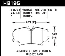 Cargar imagen en el visor de la galería, Hawk 84-4/91 BMW 325 (E30) HT-10 HPS Street Front Brake Pads