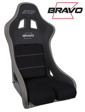 Cargar imagen en el visor de la galería, PRP Bravo Composite Seat- Black/Grey (PRP Silver Outline/Bravo Silver- Silver Stitching)