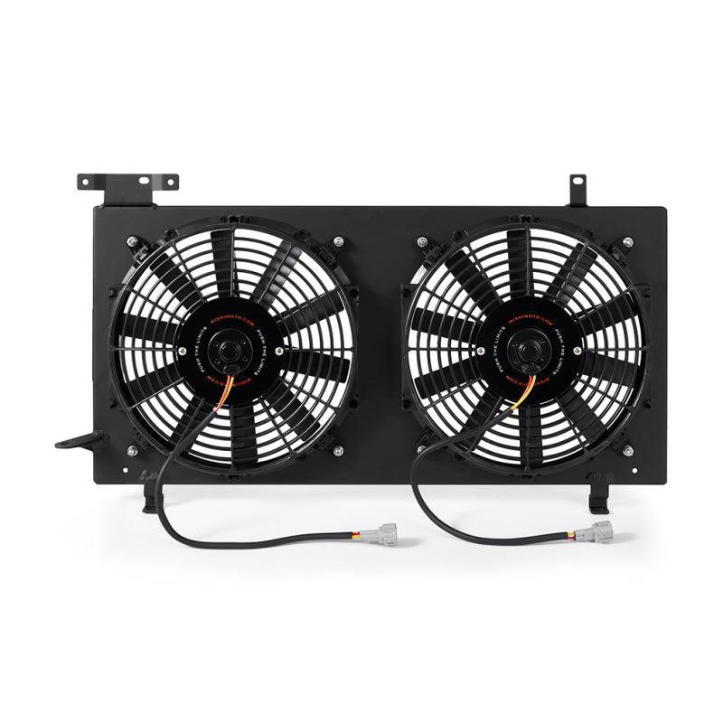 Mishimoto 08+ Subaru WRX/STI PNP Cubierta de ventilador de aluminio negro